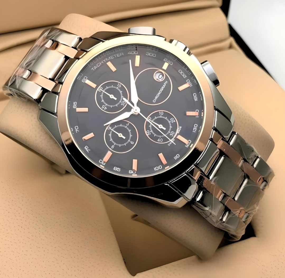 AMERICANVIBER® Affordable Men’s Wrist Watch Under 499 |Men Watch | Classic Round Dial | Quartz Movement | Stainless Steel Belt | Lightweight & Durable Design | Analog Display | Trendy Party 