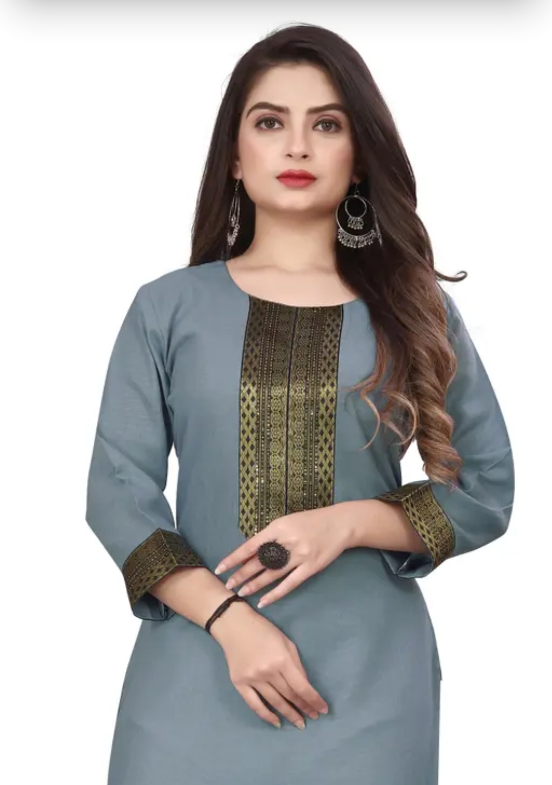 stylelist kurti with work
