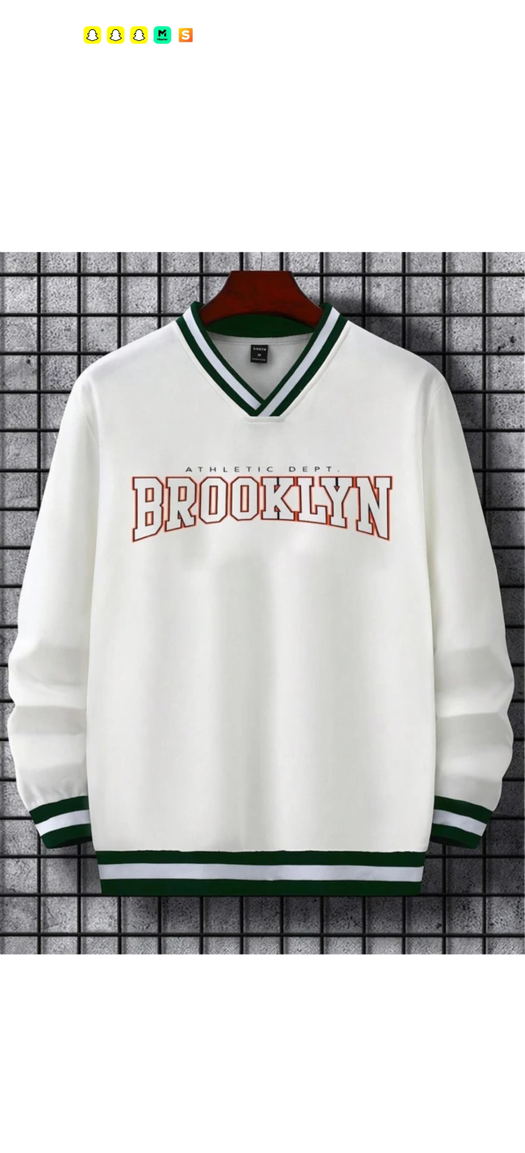 Brooklyn V-Neck Sweatshirt