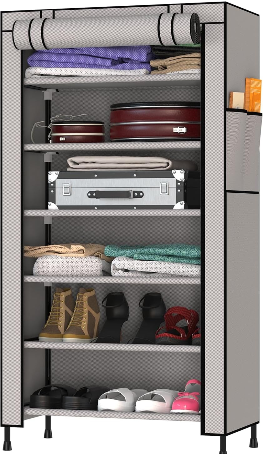 MYARMOR 1 Door Multipurpose Foldable Wardrobe
