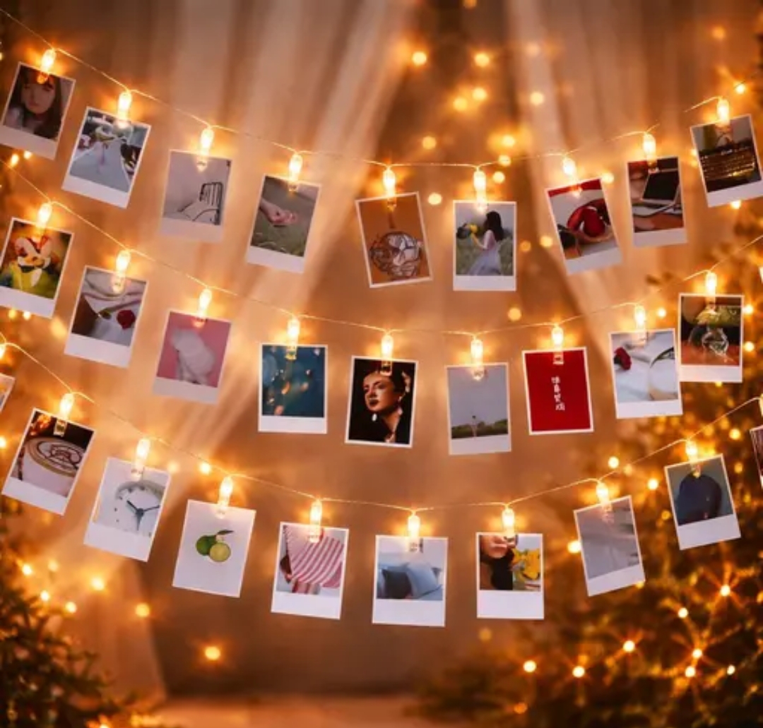 14 LED Photo Clip Decoration Lights For room light decoration  Outdoor,Indoor, Anniversary, Birthday Party,Diwali, Christmas Decoration,Valentine Gifts Girlfriend Or Boyfriend, Bedroom, Home